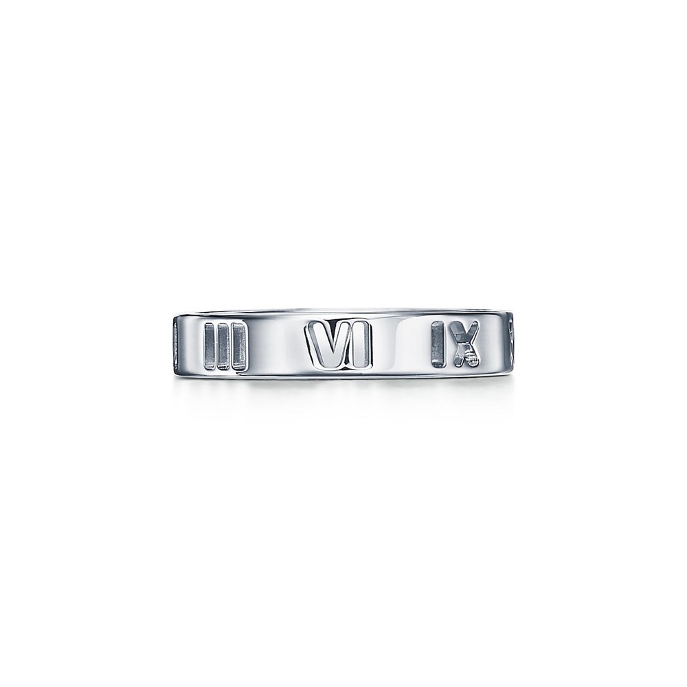 Tiffany & Co Silver Atlas ring